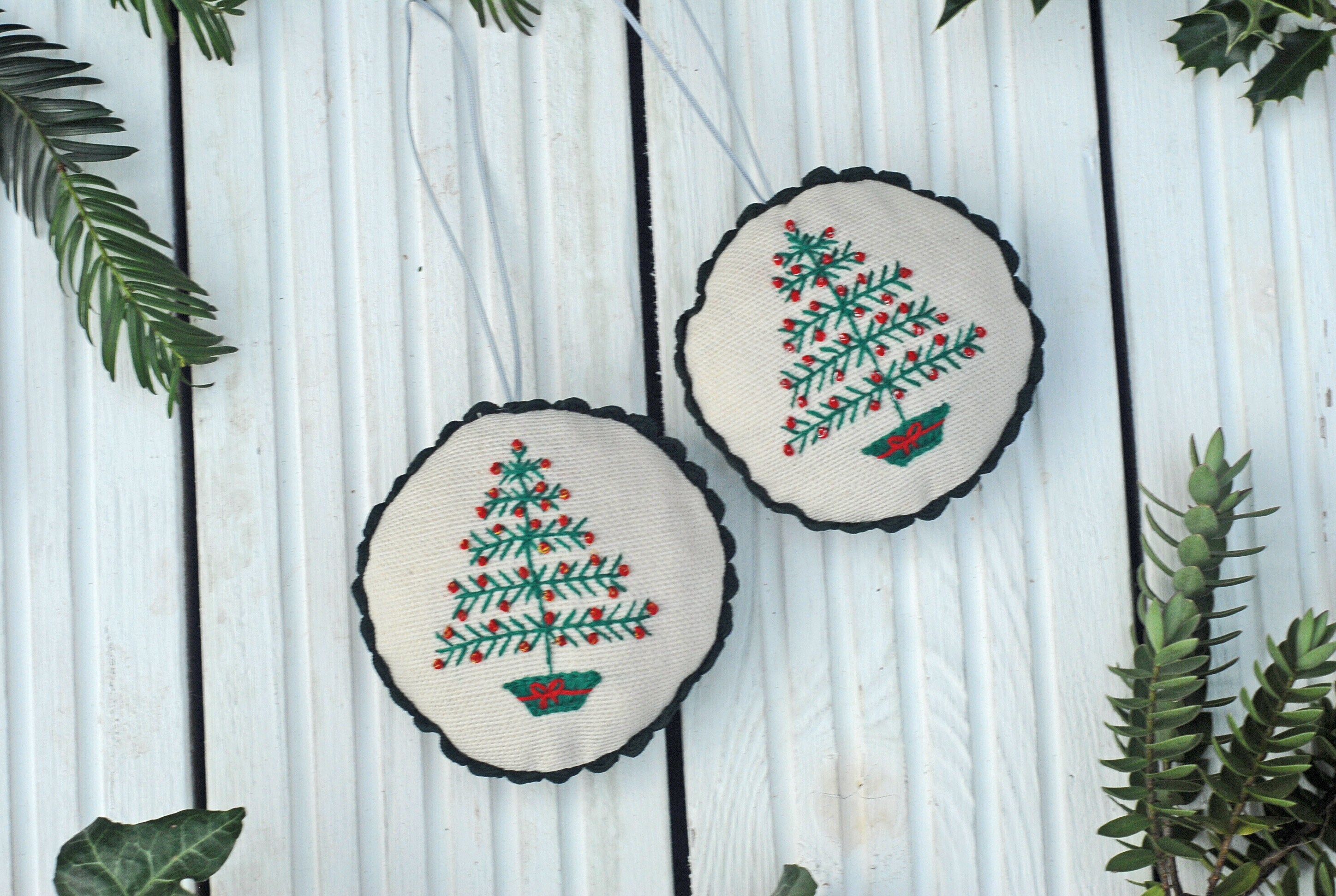 Christmas Ornaments Handmade Christmas Decorations Set - Etsy UK