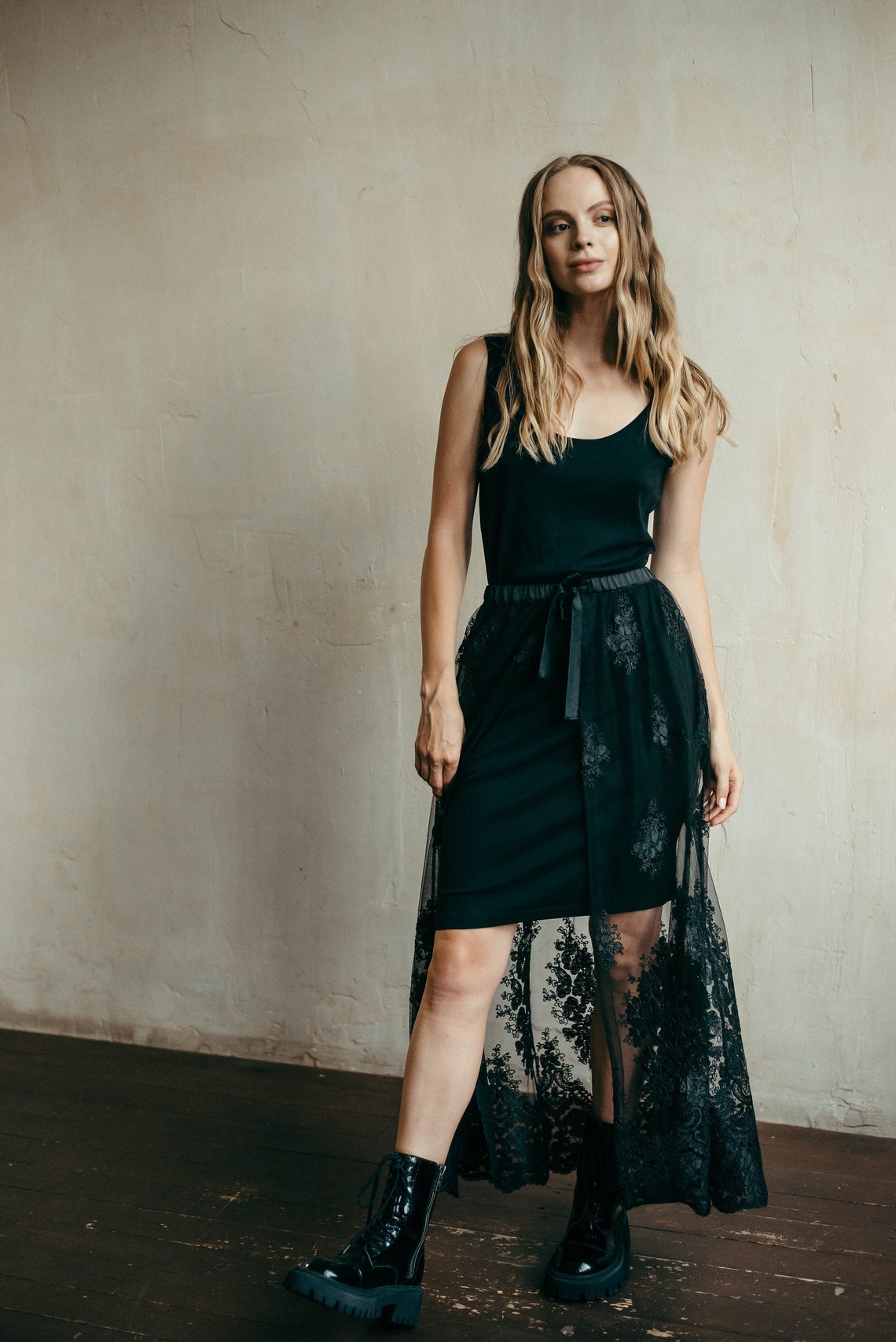 festival sheer skirt