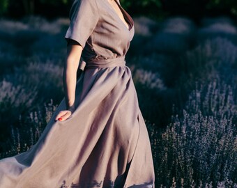 Cream Ready to Ship Linen Dress - Soft Washable Fit and Flare Spring Summer  Dress - Easy Light Boho Style - Farmers Market Classic -BEATRICE - Etsy