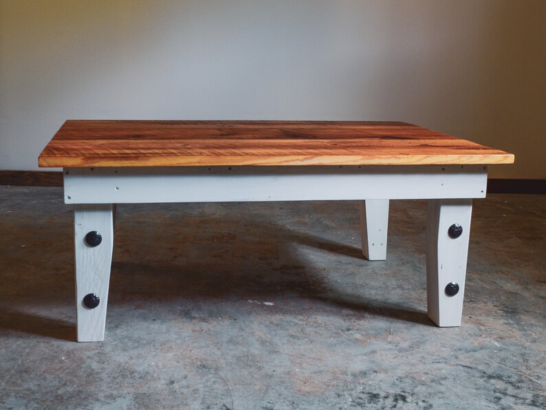 Barn Wood Coffee Table Square Small Farm House Living Room Etsy