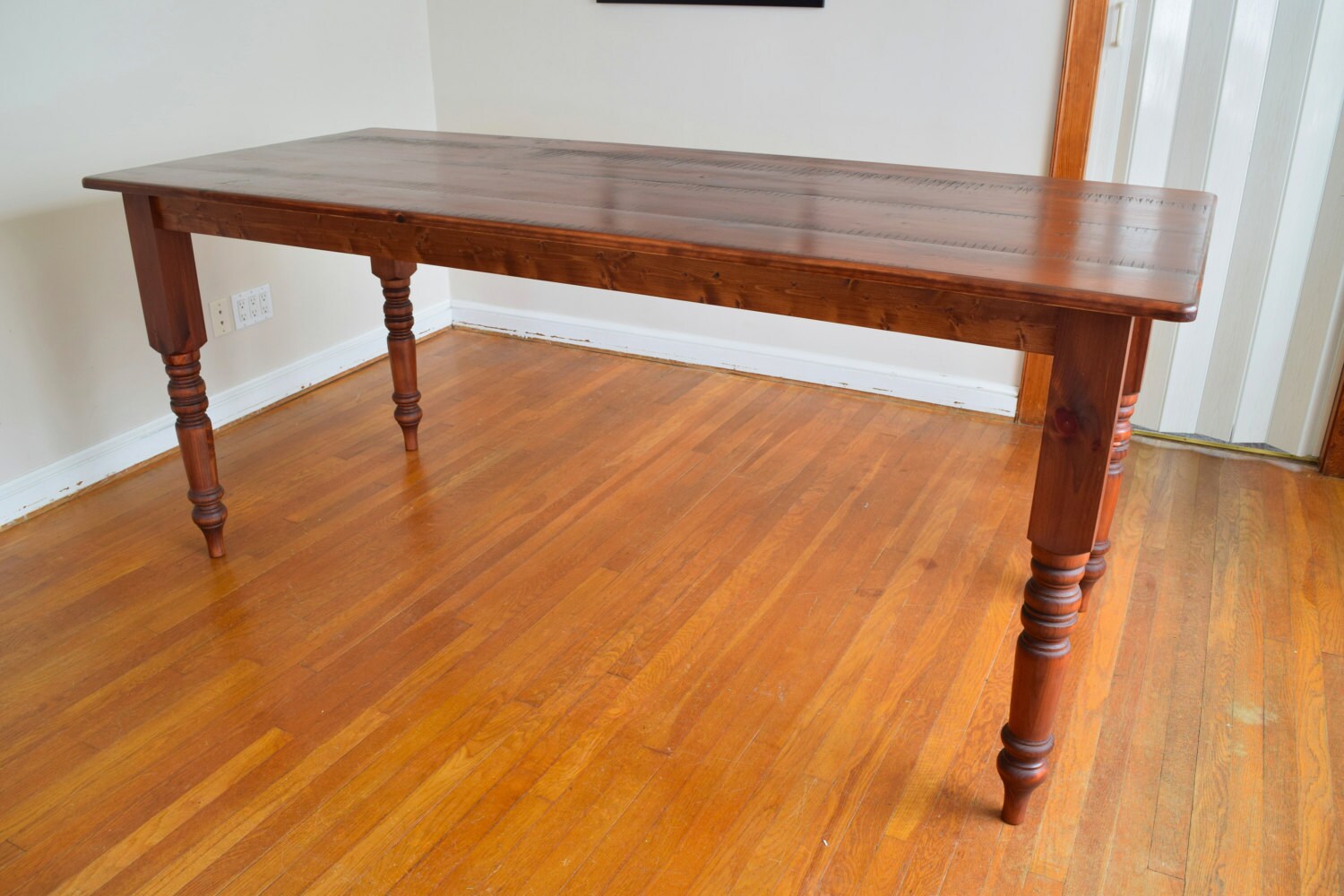 Kitchen Island Table Rustic Farmhouse Counter Height Table Etsy