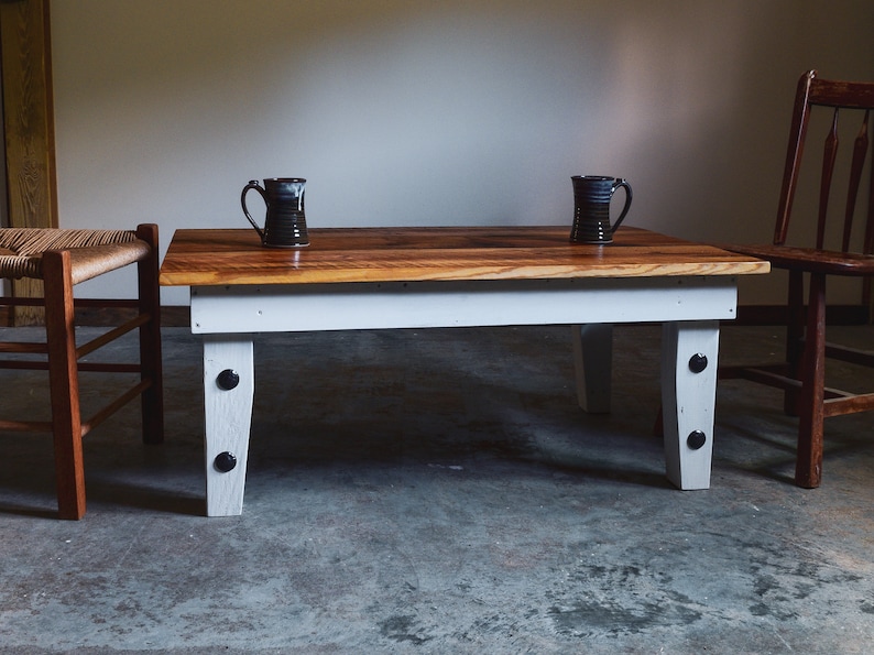 Barn Wood Coffee Table Square Small Farm House Living Room Etsy