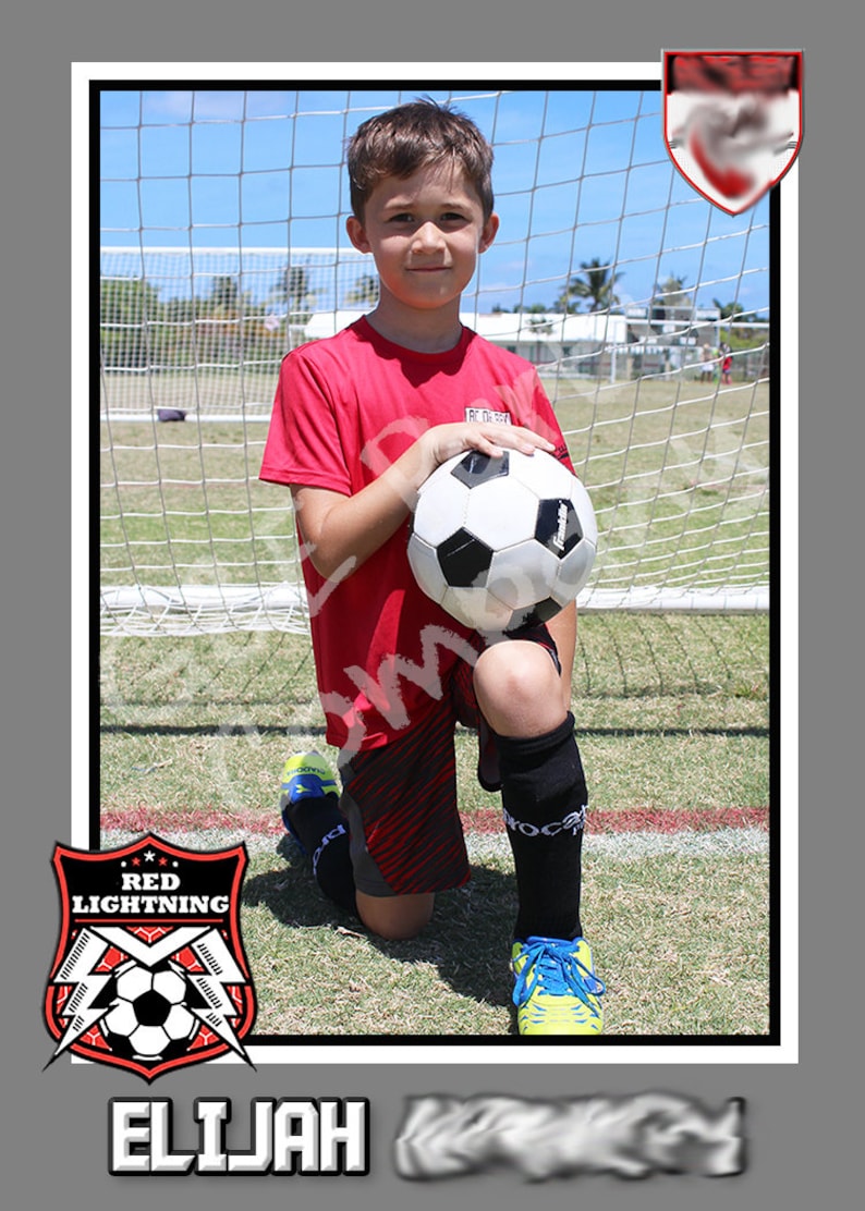 printable digital version Personalized Custom Sports Trading Cards