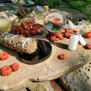 Scrying Divination Kit || Samhain Scrying Kit || Scrying Ritual Kit