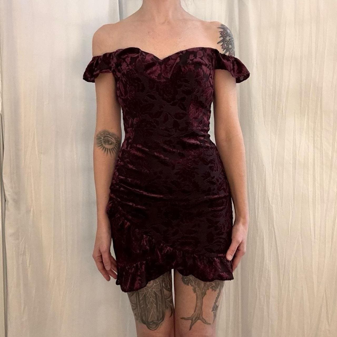 Burgundy Y2k Dress - Etsy Burgundy Y2k Dress - Etsy