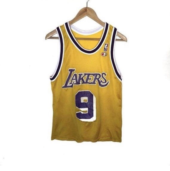 Van Exel Jersey Vintage Champion Los Angeles Laker