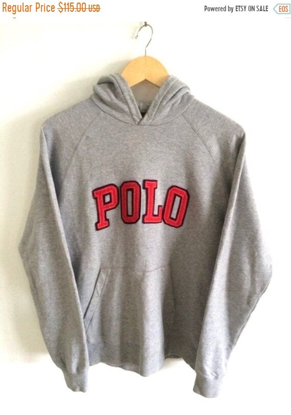 Polo Hooded Vintage Polo Ralph Lauren 