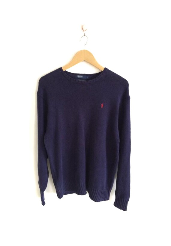 Polo Knit Sweater Vintage Polo Ralph Lauren Small