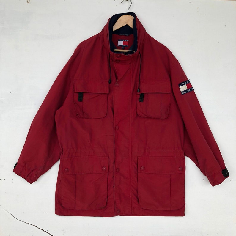 tommy hilfiger spellout jacket