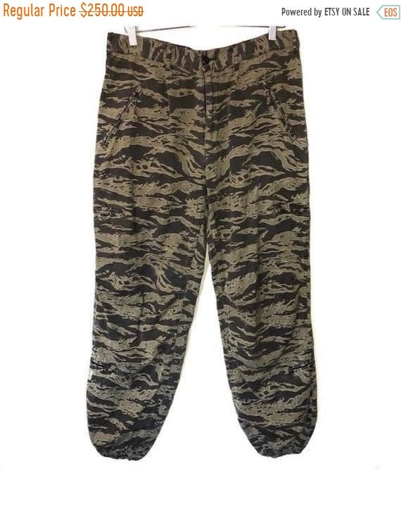 Vintage Wtaps Tiger Stripes Camo Army 