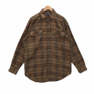 Vintage Polo Sport Polo Ralph Lauren Flannel Shirt Buttom Up Shirt