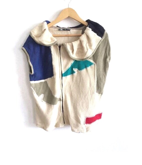 Vintage Kansai Eye Kansai Yamamoto Zipper Knit Swe