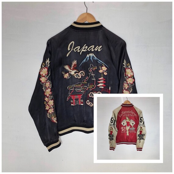 Sukajan Jacket Vintage Sukajan Dragon Sukajan Japa