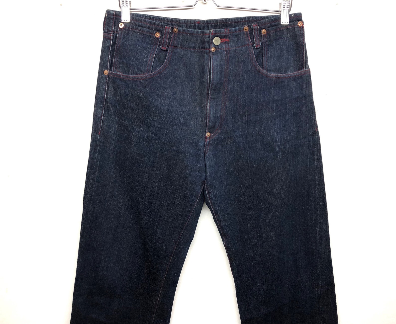 Vintage Comme Des Garcons Denim Jeans Selvedge Trousers Pants | Etsy