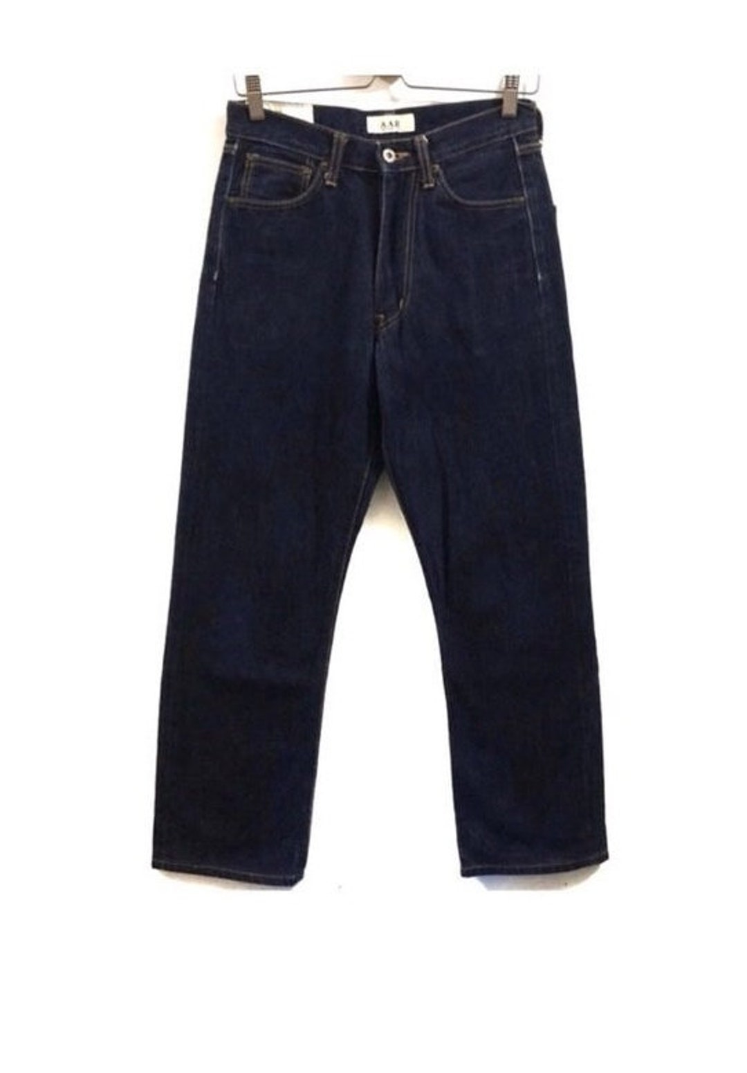 【IONSEOUL】Retro Wash Denim Pants 4JH673 Legendary Japanese Designer Vintage Yohji Yamamoto Selvedge