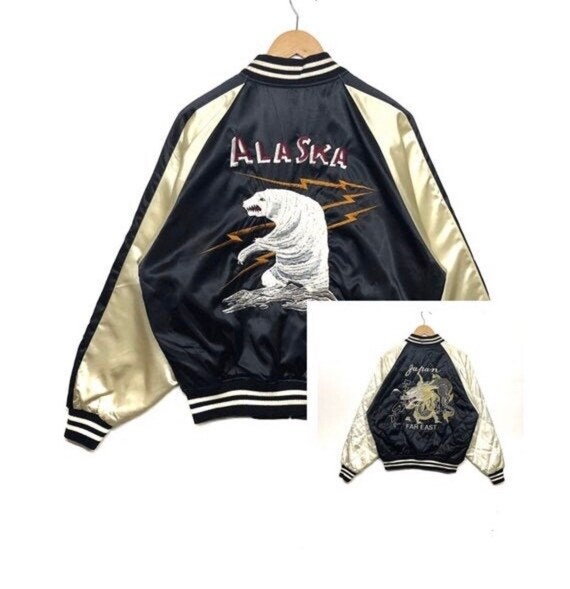 Vintage Sukajan Alaska Dragon Sukajan Japan Revers