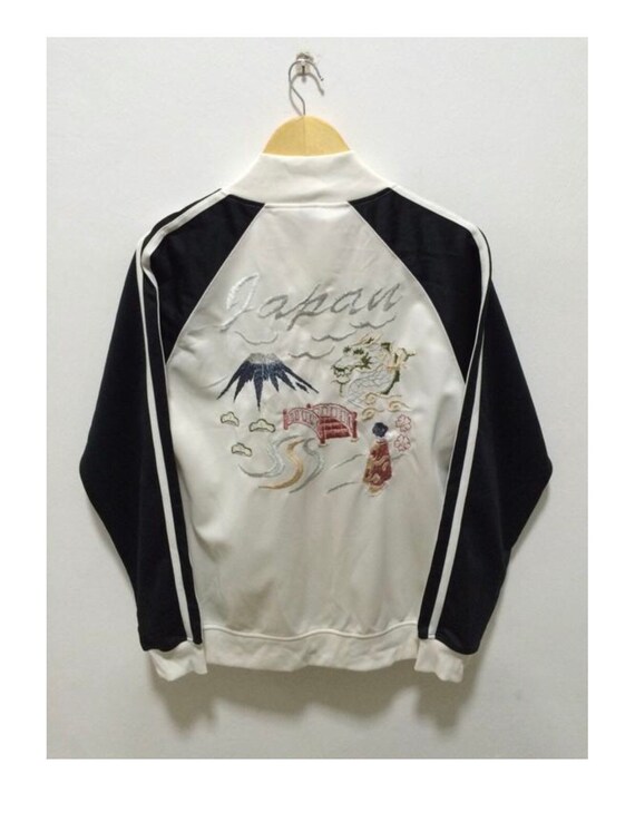 Sukajan Jacket Vintage Sukajan Dragon Geisha Japan