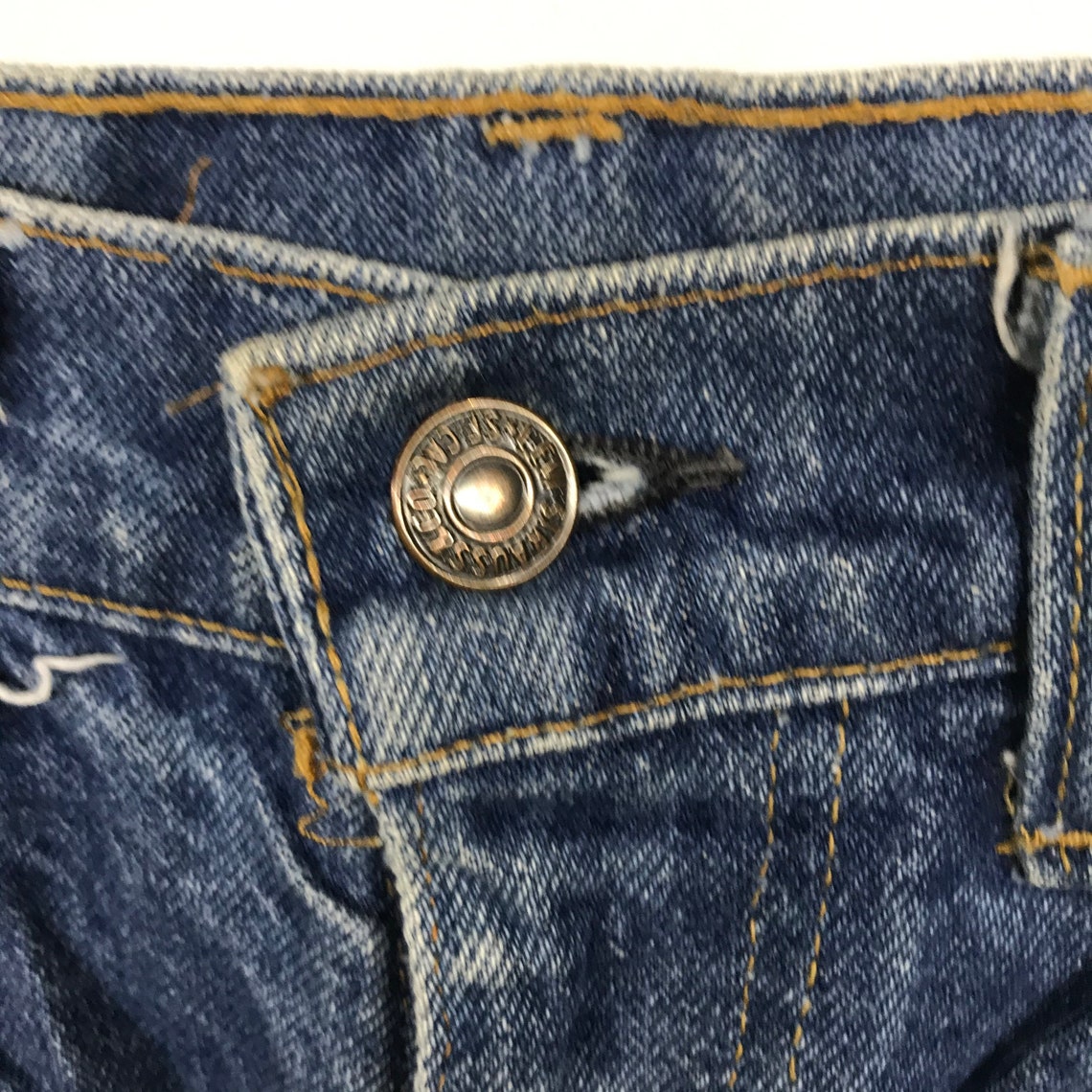 Vintage Levi's 517 Talon 42 Zipper Denim Jeans Trousers | Etsy