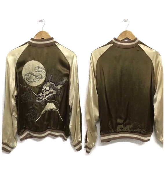 Sukajan Jacket Vintage Sukajan Dragon Sukajan Japa
