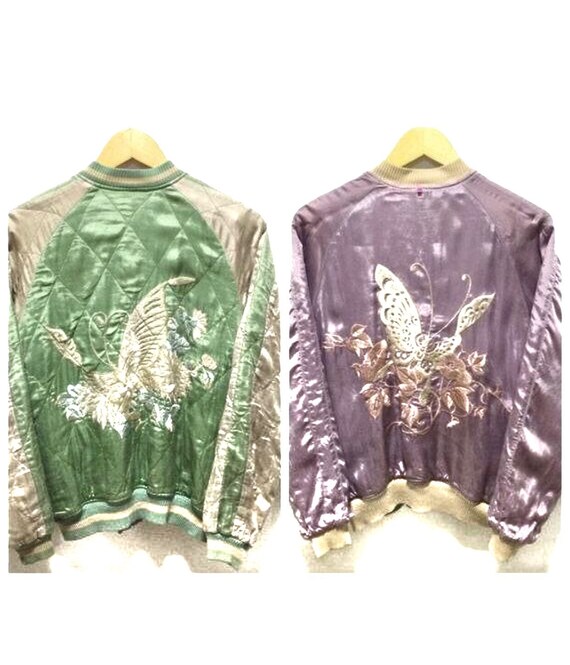 Sukajan Jacket Vintage Sukajan Japan Butterfly Rev
