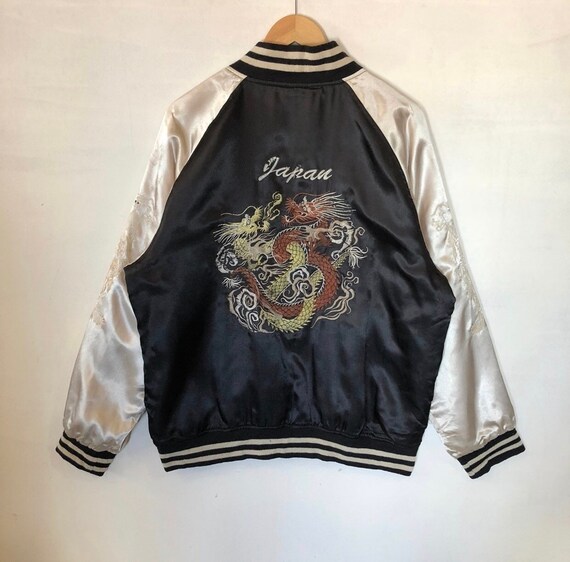 Sukajan Jacket Vintage Sukajan Japan Dragon Embroi