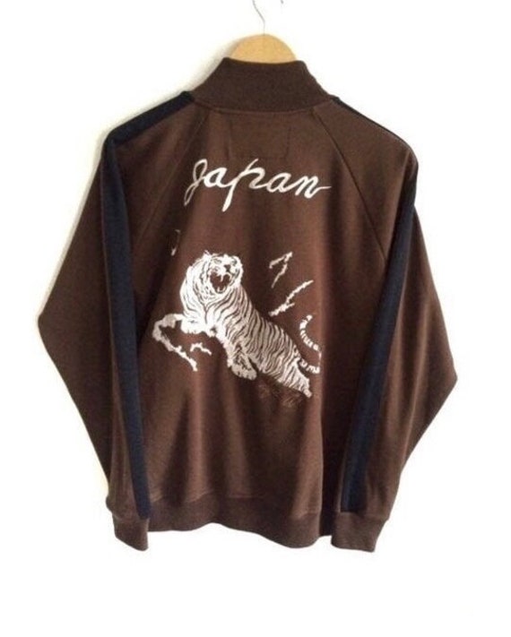 Sukajan Jacket Vintage Houston Sukajan Tiger Japan Yokosuka