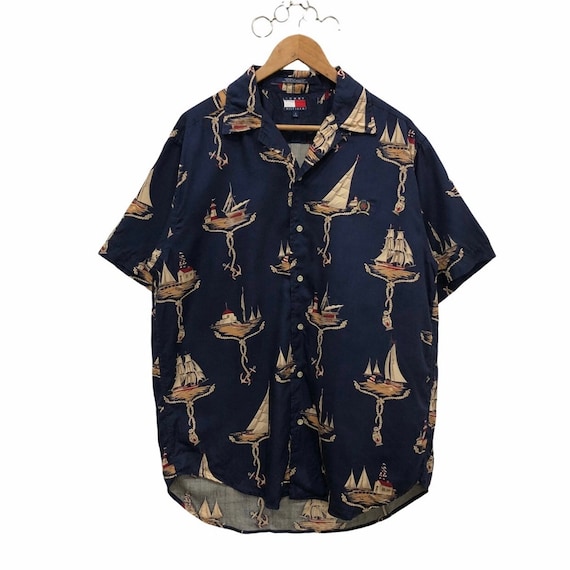 Tommy hilfiger cheap hawaiian shirt