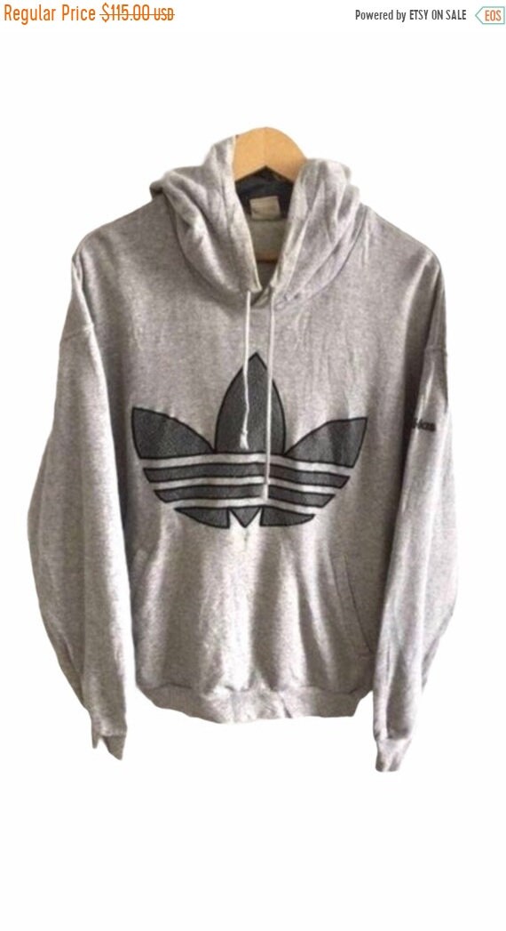MEGA SALE 30% Vintage Adidas Hoodie Big 