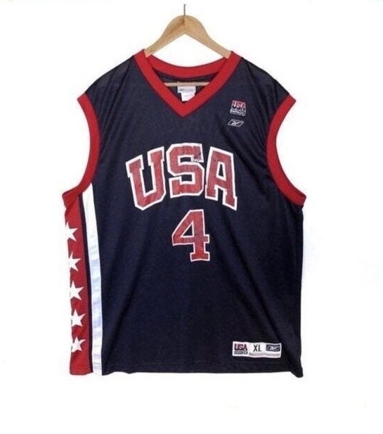 Men's michael jordan jersey 9 usa basketball team dream team black red  basketball swingman edition shirt