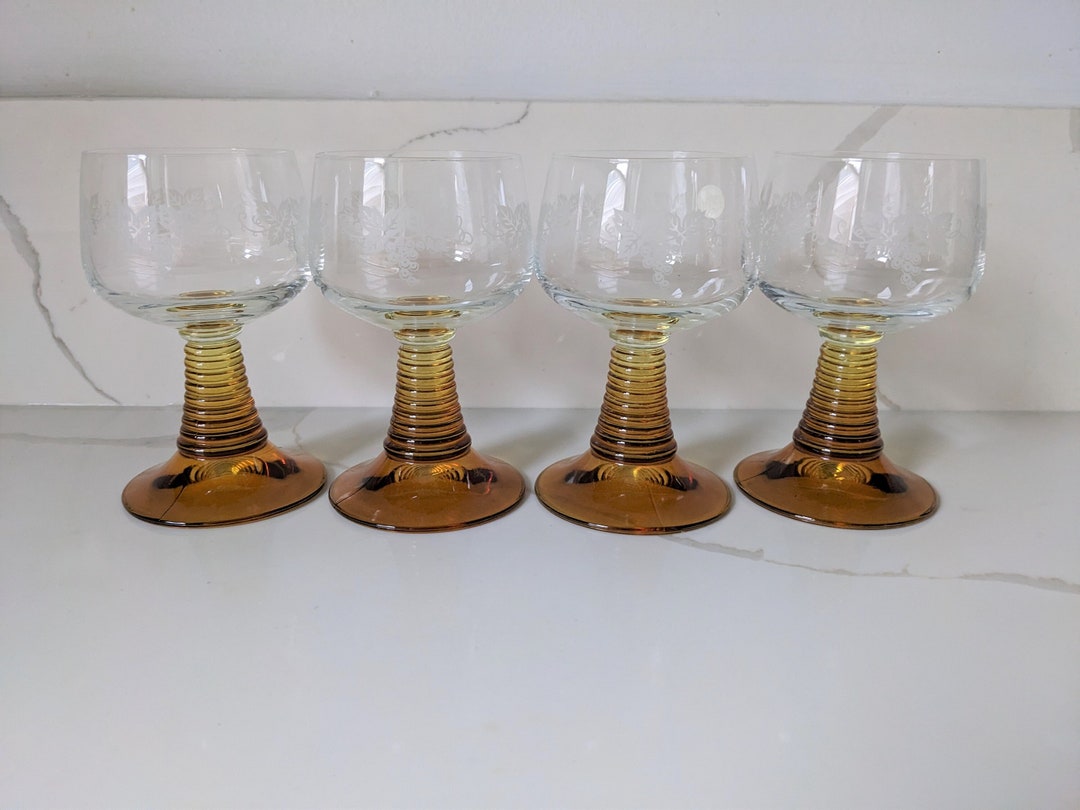 Zwiesel Wine Glasses / Beehive Glasses / German Glassware / Etsy