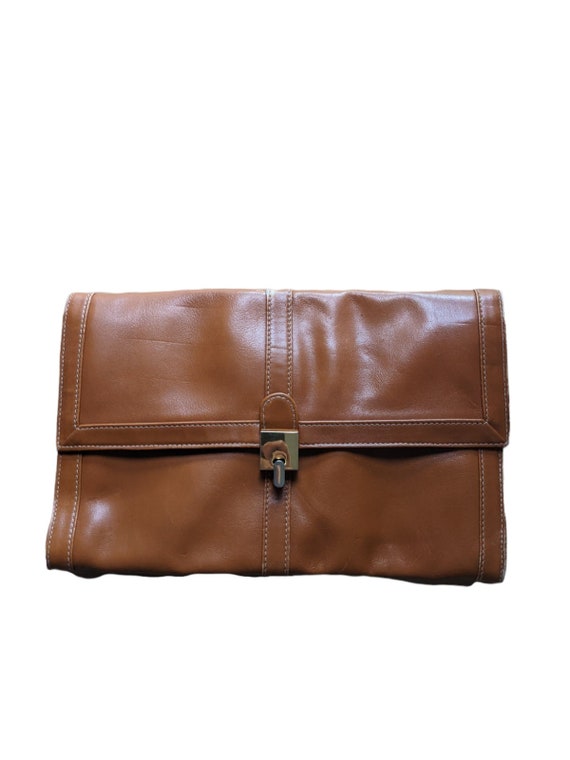 Morris Moskowitz Leather Bag / Vintage Leather Clu