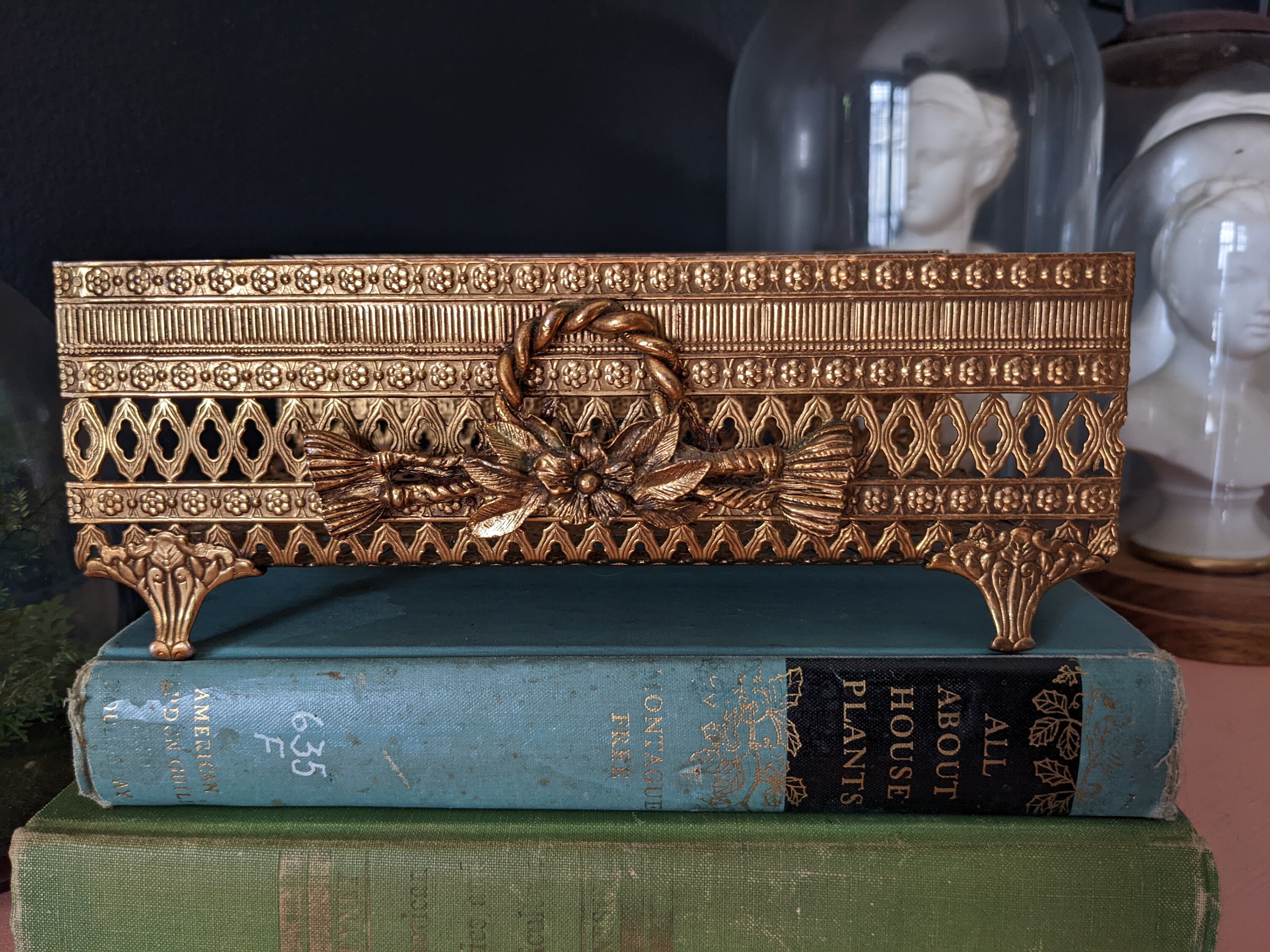 Vintage Brass Napkin Holder / Brass Mail Holder / Mid Century Etsy