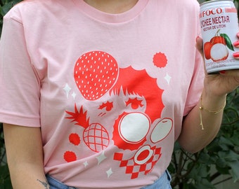 FRUIT/LYCHEE T-Shirt + Zine Bundle