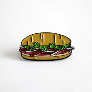 Banh Mi - 1&quot; enamel pin & mini-zine bundle