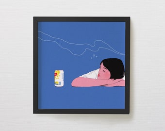 Art Print - Asian Nostalgia Snacks: Soymilk
