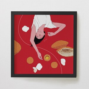 Art Print - Asian Nostalgia Snacks: Fried Food