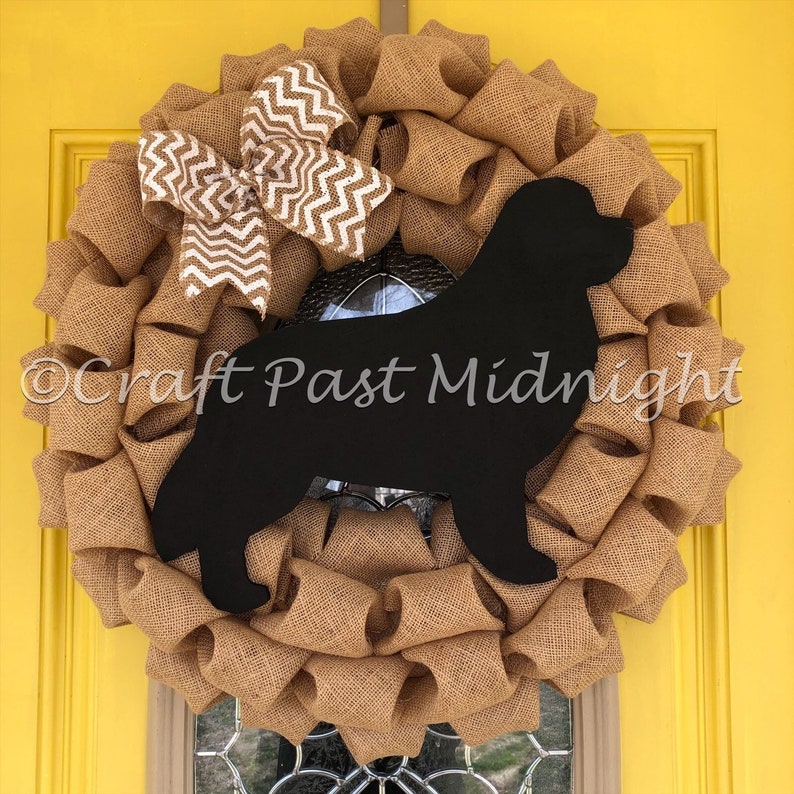 Newfie Mom All Breeds Available Newfoundland Dog Dog Lover Pet Wreath Pet Decor Newfoundland Decor Newfoundland Dog Wreath