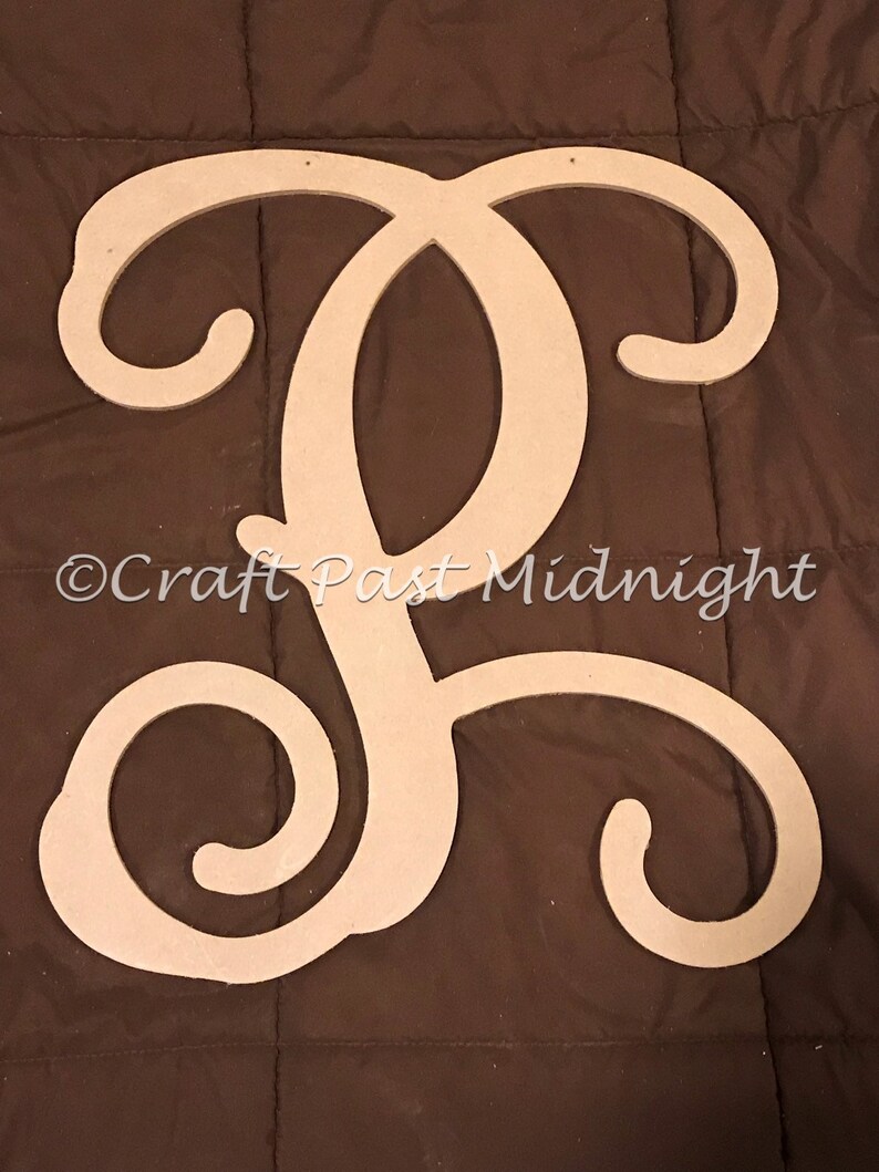 22 Blank Door Hanger Purchase 5 for Free Shipping All Initials Available 22 Blank Monogram Door Hanger