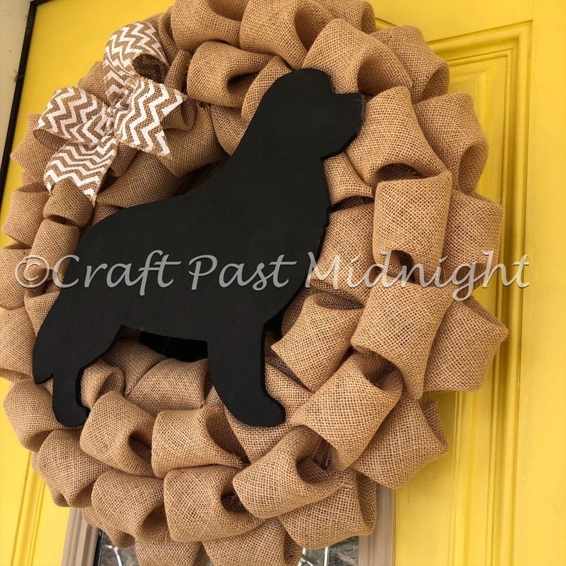 Newfie Mom All Breeds Available Newfoundland Dog Dog Lover Pet Wreath Pet Decor Newfoundland Decor Newfoundland Dog Wreath