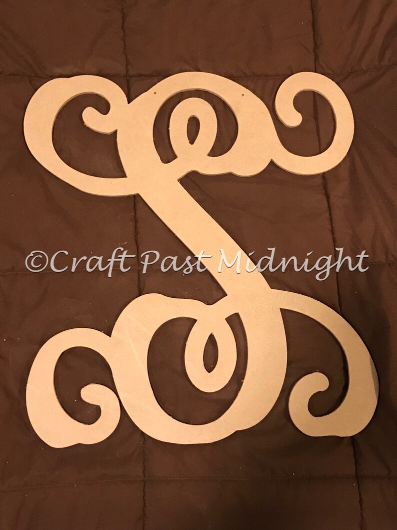 22 Blank Door Hanger Purchase 5 for Free Shipping All Initials Available 22 Blank Monogram Door Hanger
