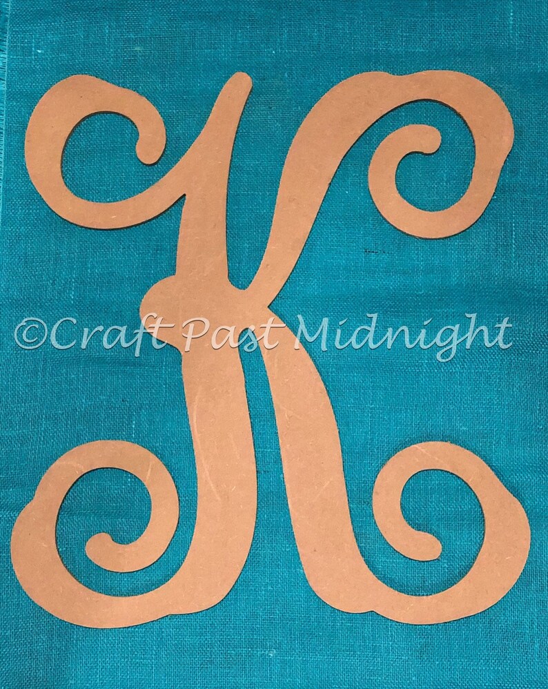 22 Blank Door Hanger Purchase 5 for Free Shipping All Initials Available 22 Blank Monogram Door Hanger