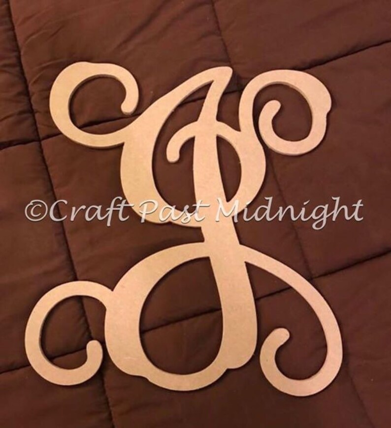 22 Blank Door Hanger Purchase 5 for Free Shipping All Initials Available 22 Blank Monogram Door Hanger
