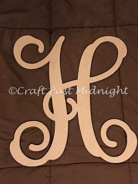 Monogrammed Door Hanger Letter V Mom Gift Black and Burlap Everyday Year Letter Door Hanger