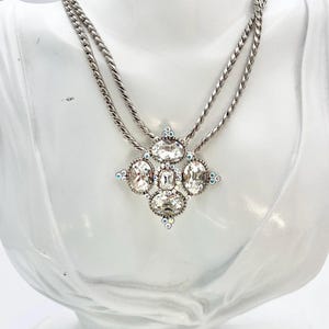Butler And Wilson Statement Necklace With Dazzling Crystal Signed Butler And Wilson Vintage