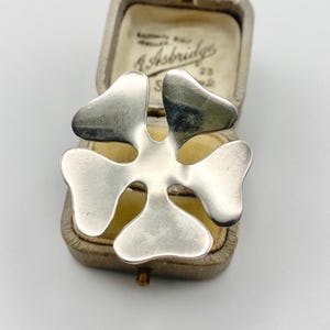 Vintage Statement Floral Sterling Silver Artisan Hand Made Adjustable Ring