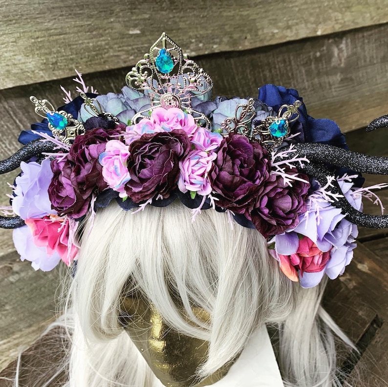 Dark Devil Horned Headdress