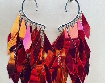 FIRE Pair of Chandel-Ear Cuffs