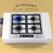 Play Stove Printable | DIY Play Kitchen Stove | Dramatic Play ...