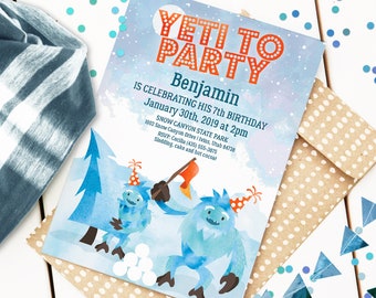 winter invitation etsy