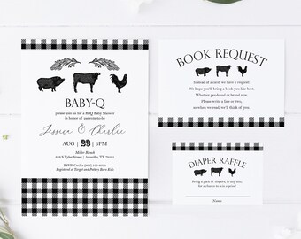 Bbq Baby Shower Etsy